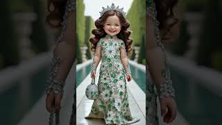 Tiny Darling Melts Millions 🌟 Most Magical Walk Yet! #runwaycutie #digitalcouture #fashionbaby