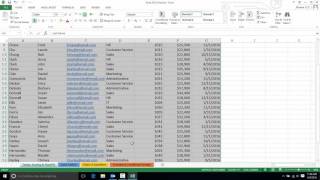 Excel 2013 Data Selection and Data Entry Shortcuts