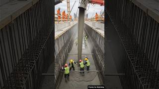 Cement Mixer Misfires After Wrong Signal — Workers Run as Site Turns Into a Cement Pool!#fail#shorts