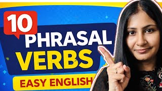 10 Common Phrasal Verbs in English with Examples | Learn English Easily