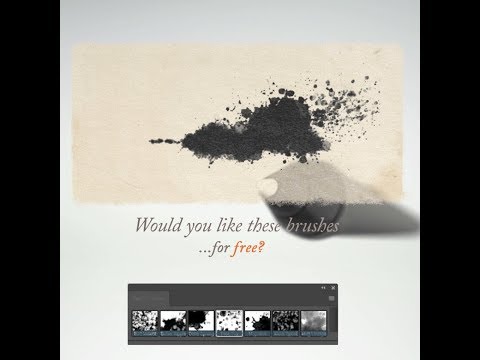 Some Ink Splatter Brushes for Free! | Photoshop, Artstudio Pro, Adobe Fresco and Sketch