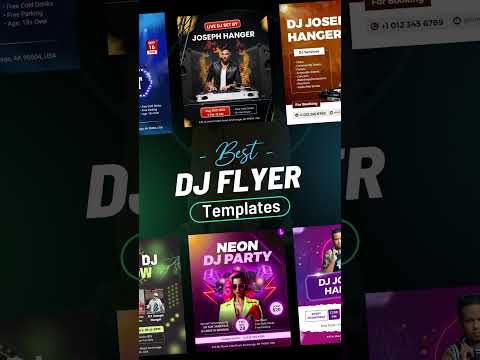 DJ Event Flyer Design | Best Flyer Design for DJ Promoters #flyerdesign #dj