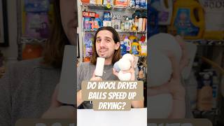 Wool Dryer Balls Decrease Dry Time By Up To 10% #laundry #science