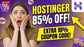 Hostinger Coupon Code 2025 | Hostinger Promo Code | Hostinger Discount Code ✅