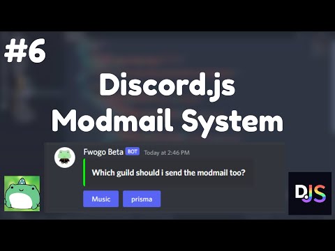 Advanced Modmail System | Discord.js v13 | Slash Commands