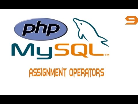 09 Assignment operators - PHP Beginners tutorial
