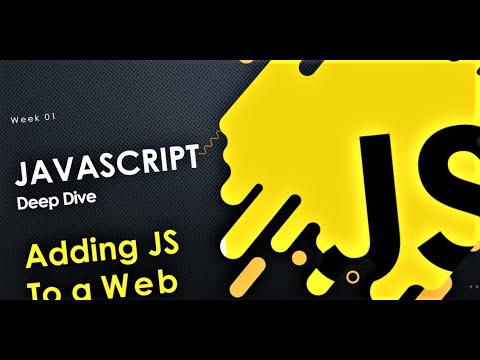 Adding JavaScript to a Web Page | Modern JavaScript