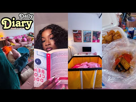 daily diary  ♡ moving to nyc? life update + small business stuff + organizing my apt + new books