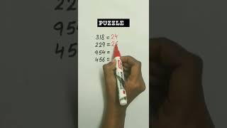 Puzzle #funwithmath #logicalreasoning #reasoning#math#shorts