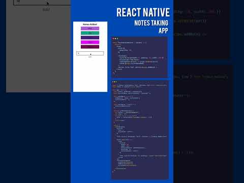 React Native - Notes Taking App