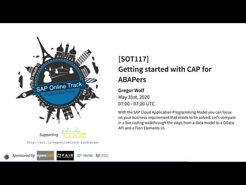 [SOT117] Getting started with CAP for ABAPers