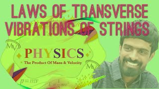 LAWS OF TRANSVERSE VIBRATIONS OF STRINGS -MV