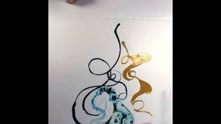 Flowing Light: Alcohol & India Inks on Encaustic✨
