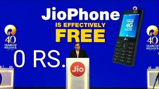 Jio new feature phone full details and Price