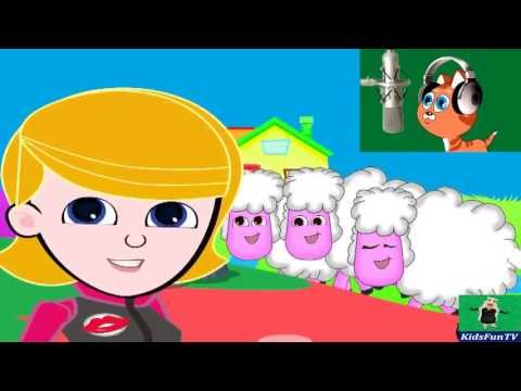Little Bo Peep By Kids | Animated Nursery Rhymes With Lyrics From England | KidsFun TV