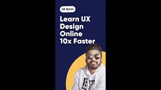 Learn UX design online 10x Faster  #uxdesign #motivation #ux