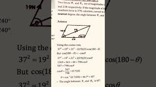 Force, motion, resultants of force.#maths #force#motion #onlinemathclasses