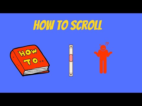 How to scroll