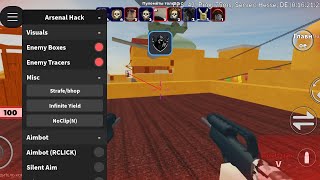 Script ARSENAL (NO KEY) AIM BOT, SILENT AIM. 