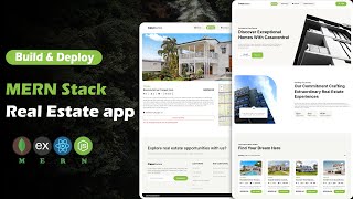 Build and Deploy MERN Stack Real Estate Website MongoDB, Express, React, Node, Prisma & Mantine UI