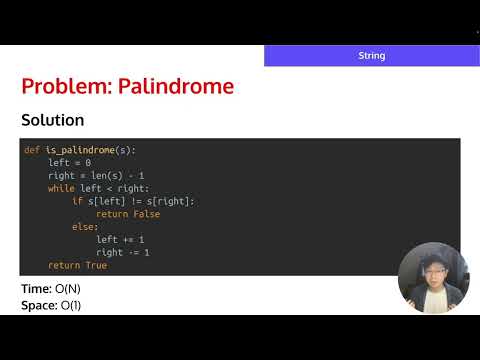 Strings - Palindrome I