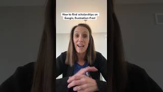 How to look for scholarships on Google: A frustration-free method! #shorts www.collegemoneytips.com