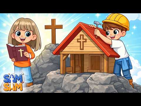 My Rock 🪨🙏 | Build on the Rock Song for Kids | Sam & Sam Christian Kids Song | Bible Teachings