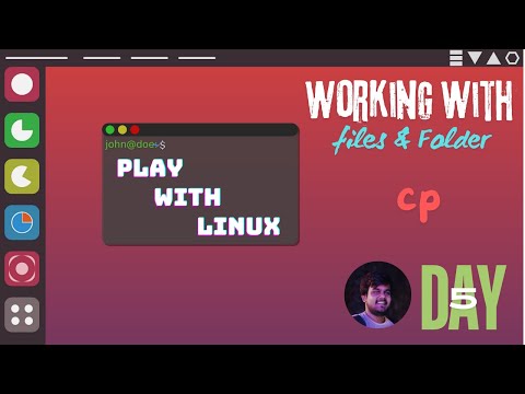 Copy Files and Folder / Working With Files & Folder / Day 5 / Ubuntu Linux Tutorial
