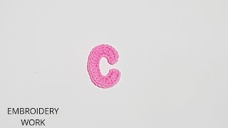 How To Make Crochet Amigurumi Small Letter C Tutorial English Free Pattern For Beginner's