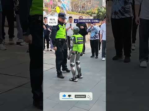 AI-powered police robots in china#travel #china #shorts #technology