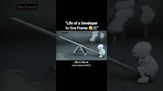 life of a Developer in one Frame 💻#programming #codelife @LearnComputerWithRCS