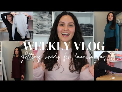 Weekly Vlog | Getting Ready for Launch Day | Small Business Owner