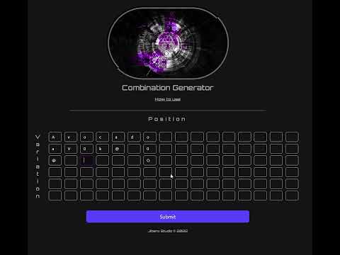 Combination Generator