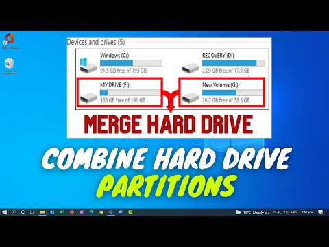 How to Merge Partition in Windows 11/10 - Combine Hard Drive Partitions in Windows 10