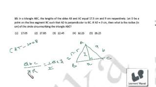 Problems based on geometry from CAT 2008 paper for CAT CMATXAT IIFT test takers