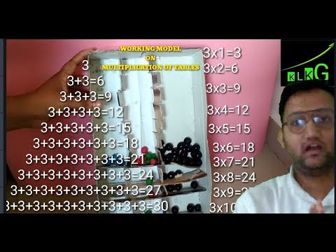 WORKING MODEL FOR  MULTIPLICATION OF TABLES