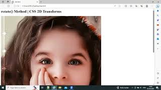 CSS rotate() Method | CSS 2D Transforms