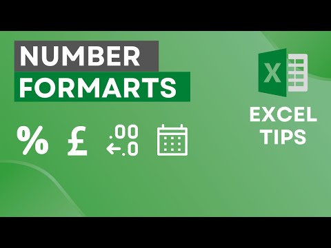 Number Formatting on Excel