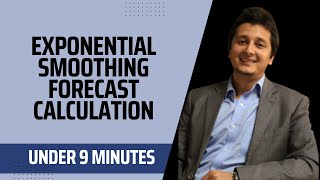 Exponential Smoothing Forecast Calculation | Urdu & Hindi