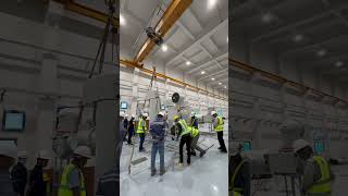 GIS bay connection #gis #highvoltage #switchgear #circuitbreaker #substationinsider