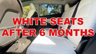 Tesla Model Y White Interior (After 6 Months)