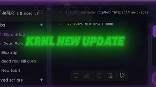New Update KRNL & TSB anti-lag | 2025 | Roblox