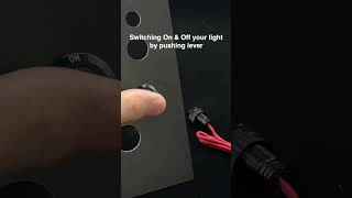 On Off LED Toggle Switch - Oznium.com #shorts