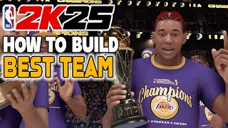 HOW TO TRADE FOR BEST PLAYERS TO BUILD DYNASTY IN MYCAREER  NBA 2K25