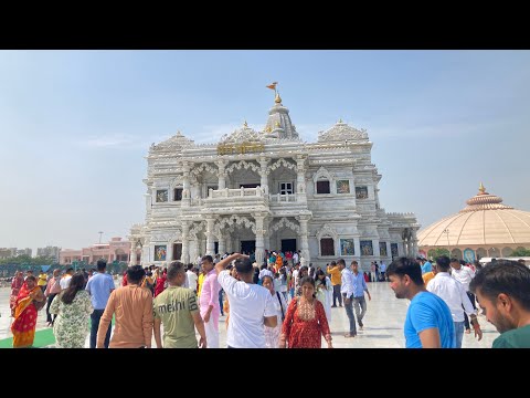 Glimpses of Prem Mandir Vrindavan 🙏❣️