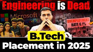 B.TECH Placement Reality 😱 || Is Engineering worth in 2025-26 ? || Btech placement Reality vs Hype ❌