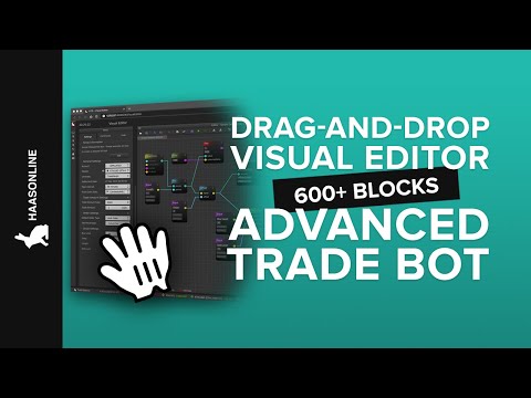 Use the Visual Editor to design a complex Crypto Trading Bot, without coding!