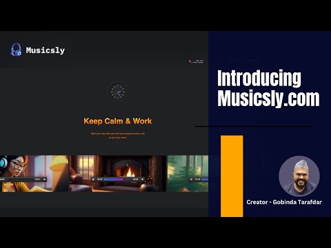 Musicsly.com: Your Ad-Free Natural Sound Mixer & Productivity Tool