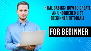 HTML Basics: How to Create an Unordered List (Beginner Tutorial) #html  #webdesign