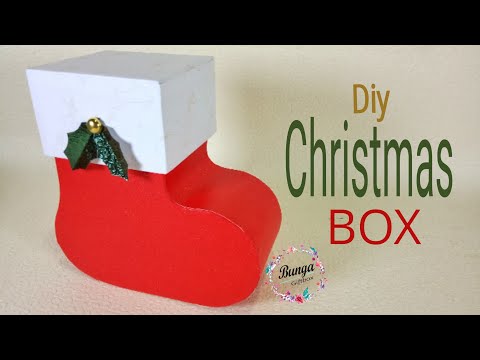 Diy Giftbox | Christmas Box | Gift Ideas | Box design | Christmas Box | Shoe box